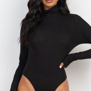 FitIt Long Sleeve Turtleneck Bodysuit Tops